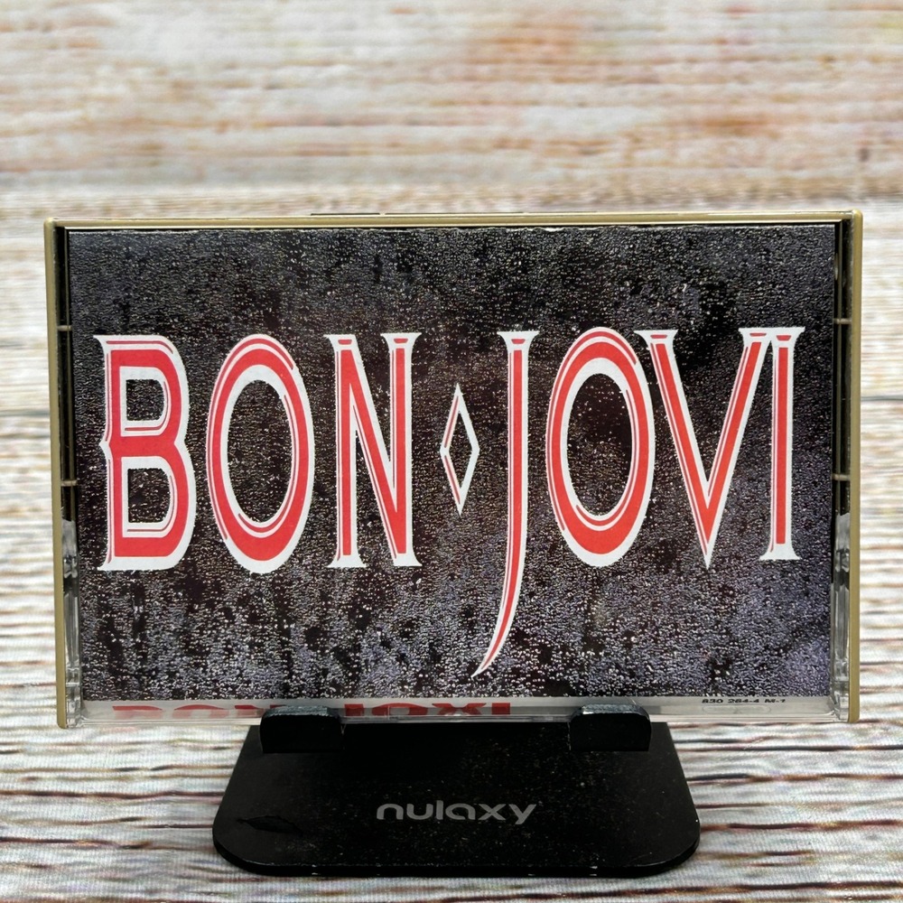 Bon Jovi Slippery When Wet Cassette Tape 1986 Mercury 830 264-4 M-1‎ Hard Rock